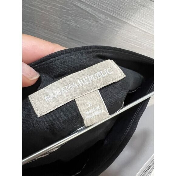 NWOT‎ Banana Republic Mini Pencil Black Skirt Size 2 - Picture 7 of 7